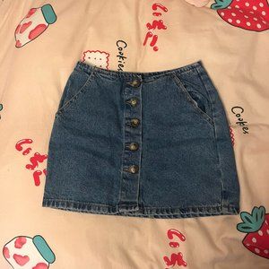 Pull&Bear denim mini skirt